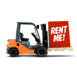 Toyota Forklift Rental Red Box