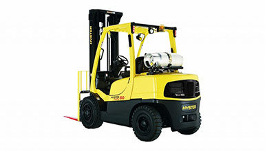 All Forklifts.com Logo with Forklift and Box Orange Forklifts for Rent