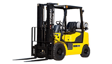 All Forklifts.com Logo with Forklift and Box Orange Forklifts for Rent